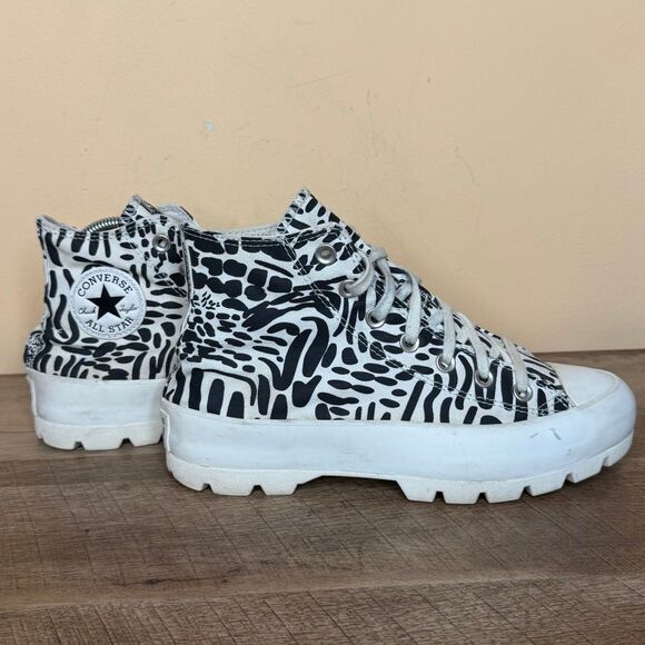 SIZE 8 Converse Chuck Taylor All Star Lugged Womens Platform Shoes jungle - Picture 2 of 7